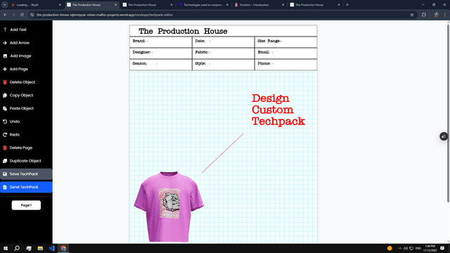 Design Custom Tech Pack
